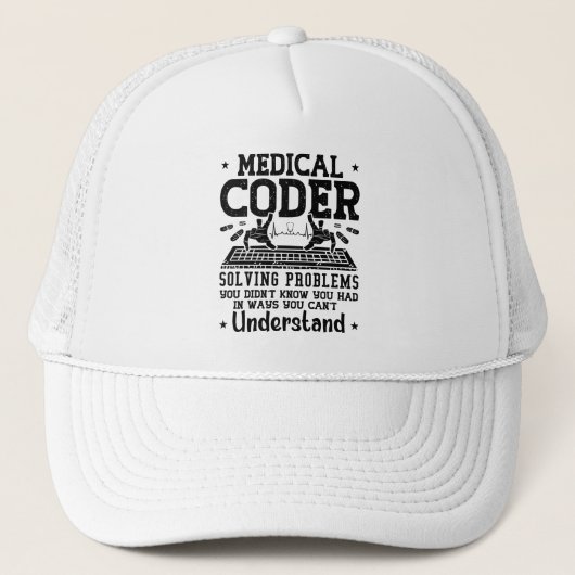 Casquette Assistant Codage des problèmes de résolution de co (Devant)