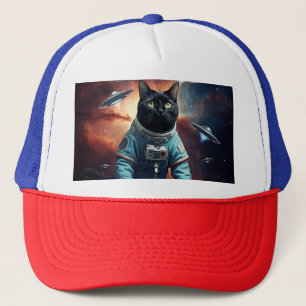 Casquette Astronaut de chat galactique