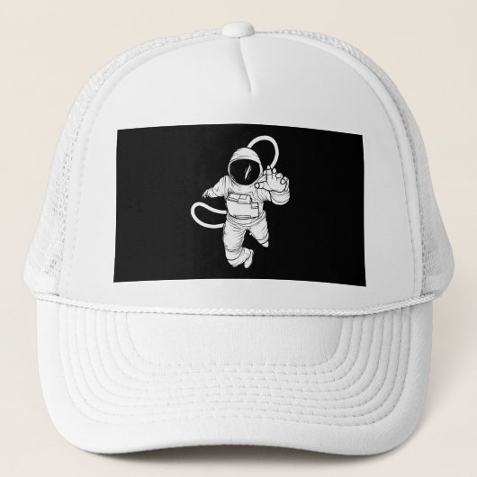 Casquette astronaute spatial vintage (Devant)