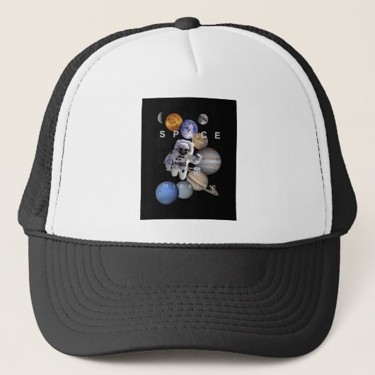 Casquette astronef mission solar system planar (Devant)