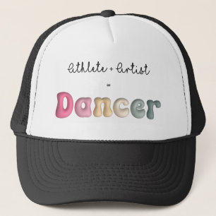 Casquette Athlète + Artiste = Danseuse, Funny gifT pour dans