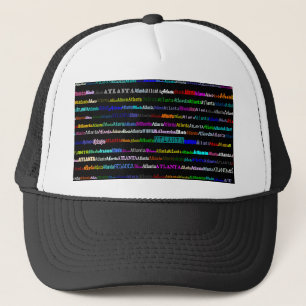 Casquette Atlanta Text Design I Trucker Hat