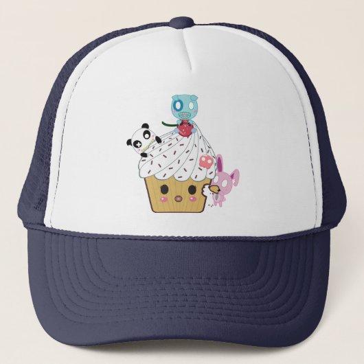 Casquette Attaque de petit gâteau ! (>_<) (Devant)
