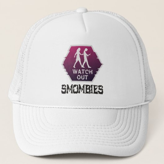 Casquette Attention aux mombies (Devant)