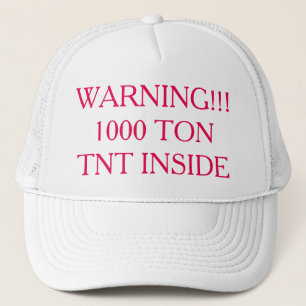 Casquette Attention ! ! ! Chapeau de camion de 1000 tonnes