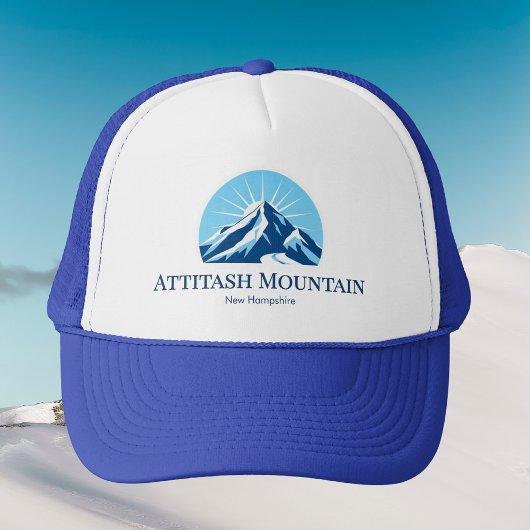Casquette Attitash Mountain New Hampshire ski resort Hat
