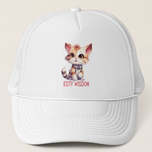 Casquette Attitude Cat Insouciante - Conception Feline Joueu (Devant)