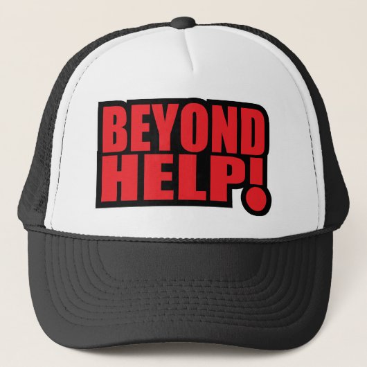 Casquette au-delà de l'aide (Devant)
