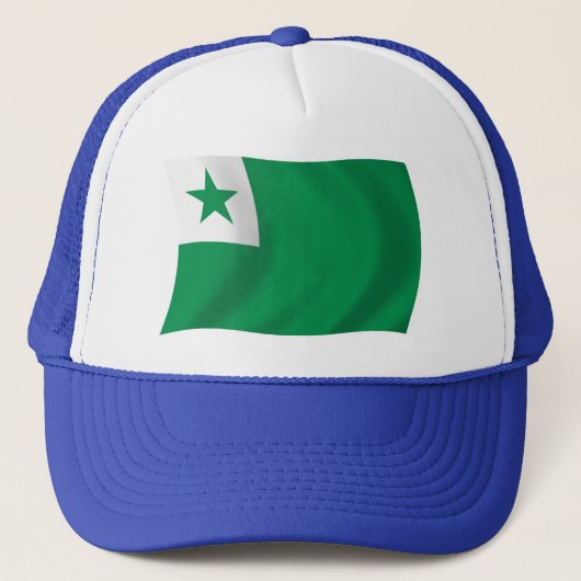 Casquette au drapeau de l'espéranto (Devant)