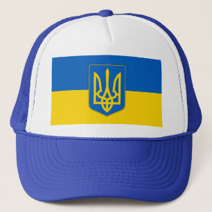 Casquette au drapeau de l'Ukraine