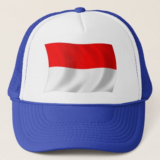 Casquette au drapeau de Monaco (Devant)