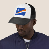 Casquette au drapeau des Îles Marshall (En situation)
