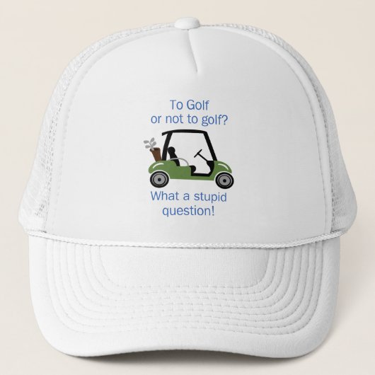 Casquette Au golf ou non (Devant)