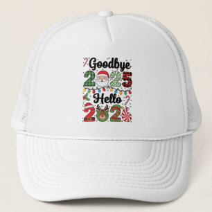 Casquette Au revoir 2025 Bonjour 2026 Résolution de Nouvel A