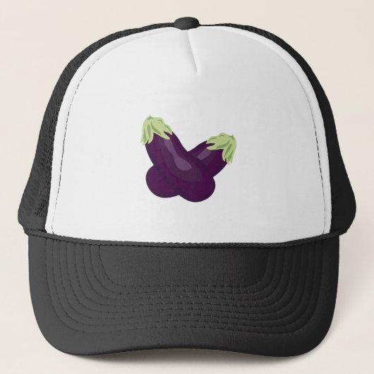 Casquette Aubergine (Devant)