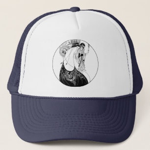 Casquette Aubrey Beardsley La jupe du paon Art nouveau