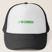 Casquette Aucun commentaire - Programmeurs (Devant)