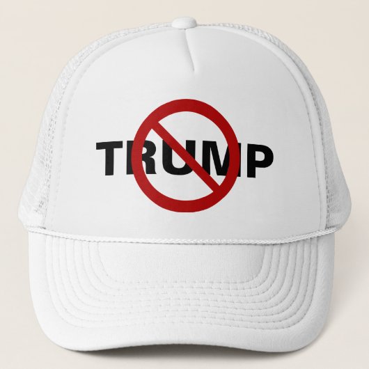 Casquette Aucun jamais atout de Nyet Anti-Donald (Devant)