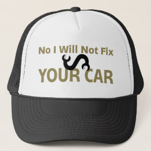 Casquette Aucun je ne fixerai pas votre voiture