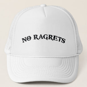 Casquette Aucun tatouage de regrets de Ragrets Mispelled