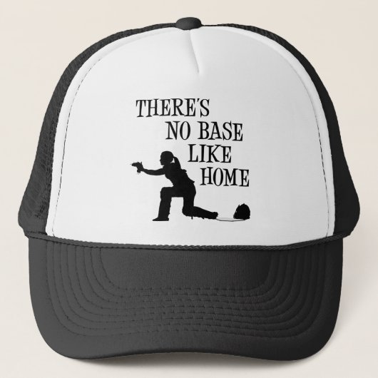 Casquette Aucune base n'aiment à la maison, noir (Devant)
