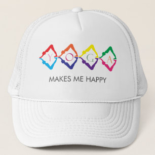 Casquette Aum signe ME REND HEUREUX - modèle texte