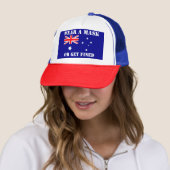 CASQUETTE AUSSIE PORTE UNE RÈGLE MASQUE (En situation)