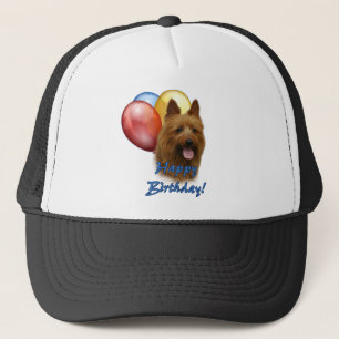 Casquette Aussie Terrier Joyeux Ballons d'anniversaire