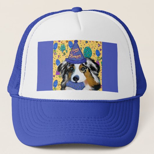 CASQUETTE AUSTRALIAN SHEPHERD (Devant)