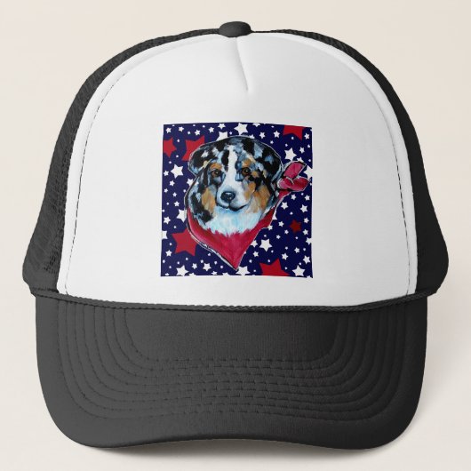 CASQUETTE AUSTRALIAN SHEPHERD (Devant)