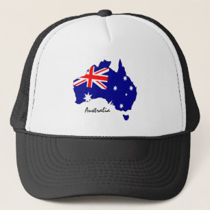 Casquette Australie casquette, patriotique, Carte, Drapeau a