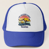 Casquette Australie Voyage Cute Kangaroo Sunset Custom (Devant)
