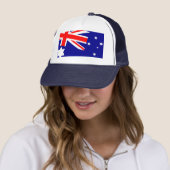 Casquette australien de drapeau (En situation)
