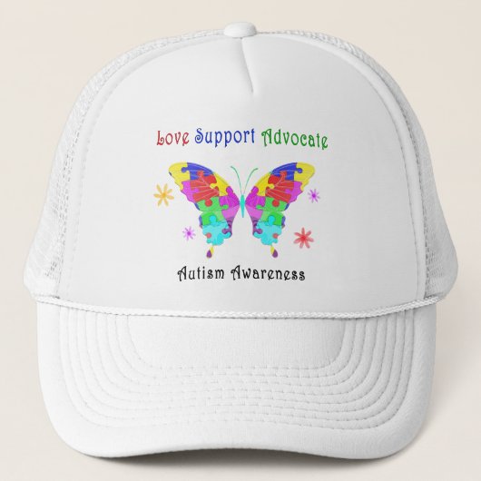 Casquette Autism Butterfly (Devant)