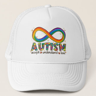 Casquette Autisme Symbole Infini Accepter, Comprendre, Amour