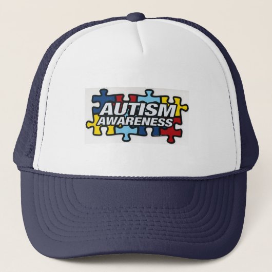 Casquette AutismPuzzle (Devant)