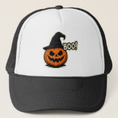 Casquette Autocollant Halloween drôle et effrayant (Devant)