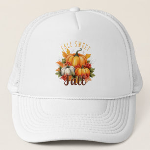 Casquette Automne Sweet Automne - Automne Citrouille & Feuil