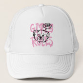 Casquette Autonomisation des femmes : RÈGLES DES FILLES (Devant)