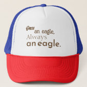 Casquette Autrefois aigle, toujours aigle. Amusant, inspiran (Devant)