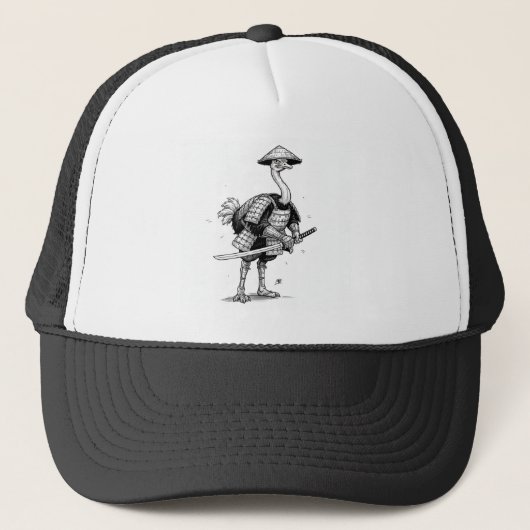 Casquette Autruche samouraï (Devant)