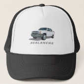 Casquette Avalanche blanc (Devant)