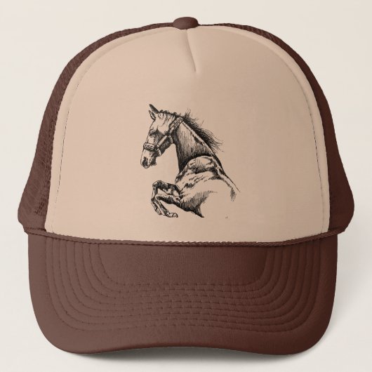 casquette avec cheval (Devant)