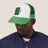 Casquette avec Drapeau d'Algérie (En situation)