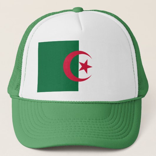 Casquette avec Drapeau d'Algérie (Devant)