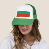 Casquette avec drapeau de Bulgarie (En situation)