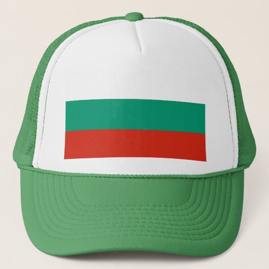 Casquette avec drapeau de Bulgarie (Devant)