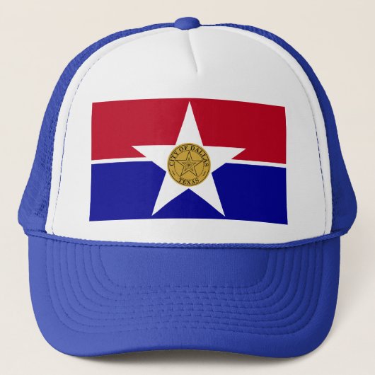 Casquette avec Drapeau de Dallas, Texas, États-Uni (Devant)
