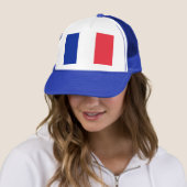 Casquette avec Drapeau de France (En situation)