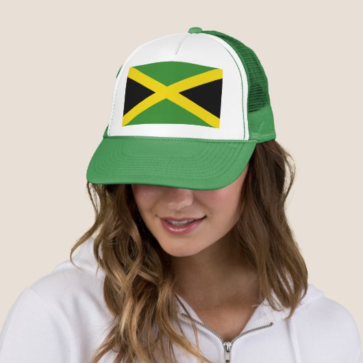 Casquette avec Drapeau de Jamaïque (En situation)